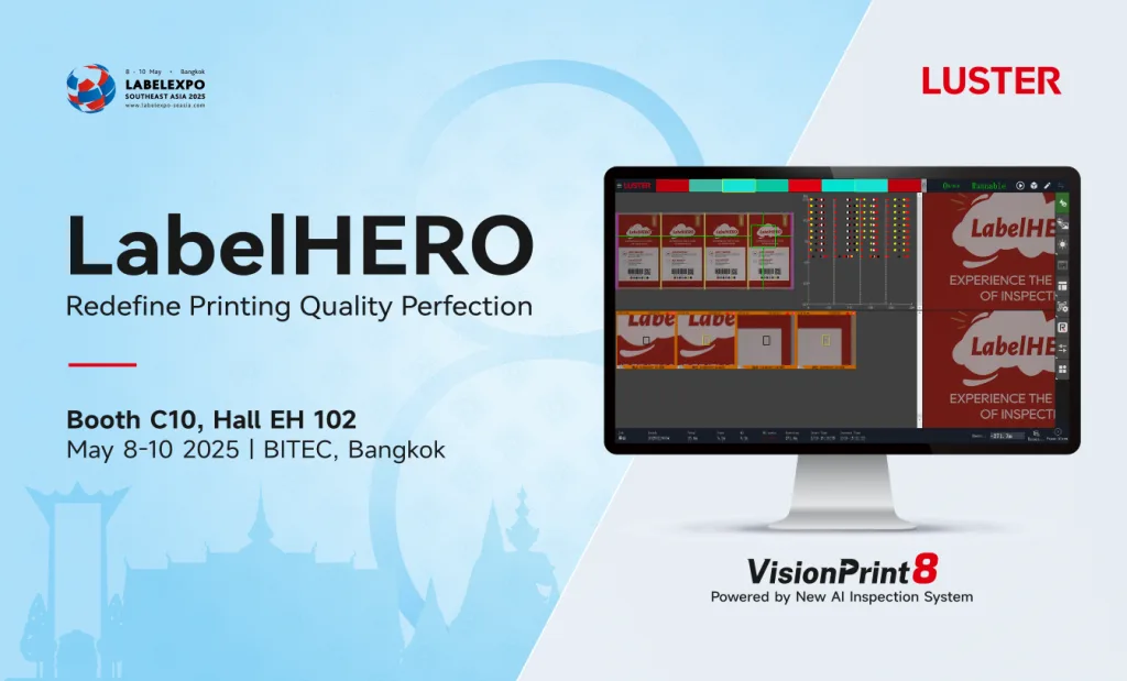 LUSTER Showcases AI-Powered Inspection Excellence at Labelexpo Southeast Asia 2025